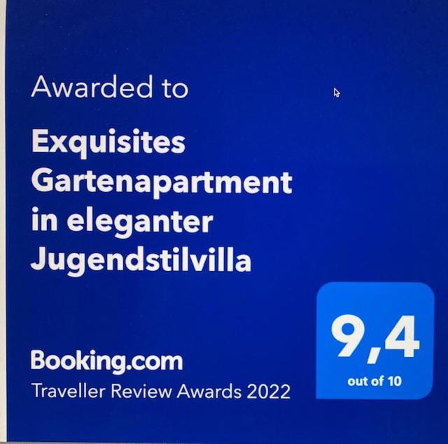 Exquisites Gartenapartment in eleganter Jugendstilvilla Wien Eksteriør bilde